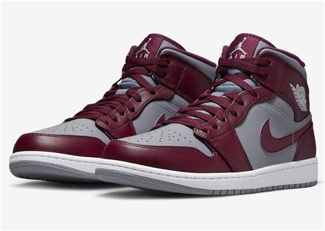 nike air jordan 1 mid cherrywood red|jordan 1 mid cherry red.